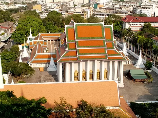 wat saket bangkok Montagne d'or ou Phu Khao Thong