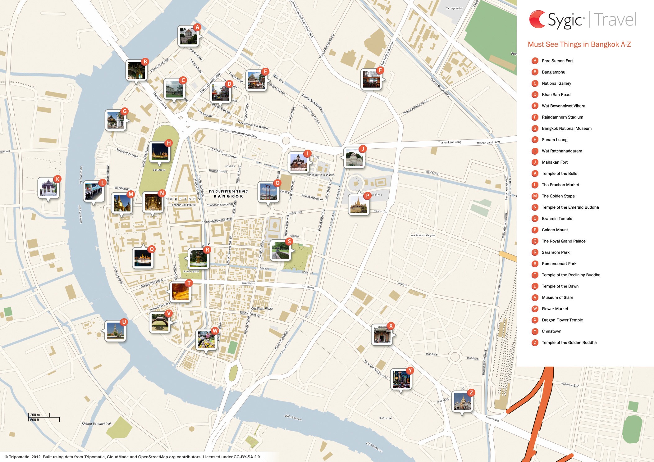 map bangkok